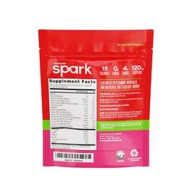AdvoCare AdvoCare Spark Vitamin & Amino Acid Supplement - Focus & Energy Drink Powder Mix with Vitamin A, B-6, C & E - Also Includes L-Carnitine & L-Tyrosine - Strawberry, 14 Stick Packs