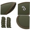 GRIRIW 12pcs Golf Iron Covers Reusable PU Fake Protectors Thickened