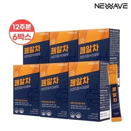 New Wave Kwae-al Tea, Quick Bowel Movements, Aloe Whole Leaf, Psyllium Husk, Dietary Fiber, 12-Week Supply / 뉴웨이브 쾌알차 쾌변 알로에 전잎 차전자피 식이 섬유 12주분