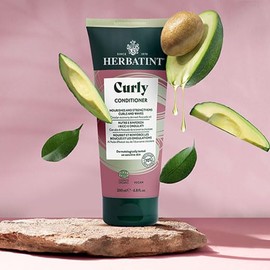 HERBATINT Acondicionador RIZOS – 200 ml - Acondicionador biológico nutritivo, específico para cabello rizado o ondulado - Certificado Ecocert - Fórmula exclusiva con extractos naturales - Vegano.