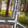 TiTo Bike Seat Post Clamp,Titanium Alloy Quick Release Clamp Tube