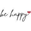 20 Compostable Napkins Bee Happy- sich freuen / Herz/ Liebe