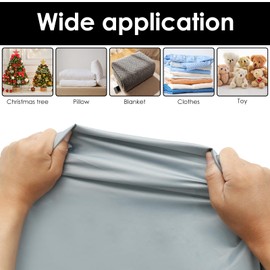 US Cushion Cover Storage Bag with Handles Protective Zippered Cushion Storage Bag Waterproof Outdoor Patio Cushion Storage Bag for Winter Patio Furniture Chair Couch Pillow(1,grey)