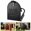 6 1/4" W x 8 1/4" H Magnetic Snap-in Mailbox