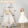 Froova Giant Bow Decoration Big Cream White Large Coquette Bow