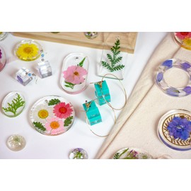 Pebeo 4 Silicon Moulds Geometric Board, Assorted, 1 Planche