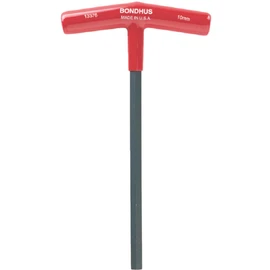 Bondhus 15256 3.0mm Hex T-Handle 6" Length, Multicolor, One Size