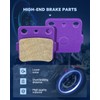 ECCPP Brake Pads Fits for 2003-2008 for Yamaha YFM 660