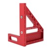 Carpenter Square Hole Scribing Ruler 45 90 Degree Aluminum Alloy