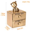 Baby Teeth Storage Box Metal Alloy Tooth Holder Keepsake Cute