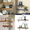 10 Pack Heavy Duty Shelf Brackets - 10 X 6