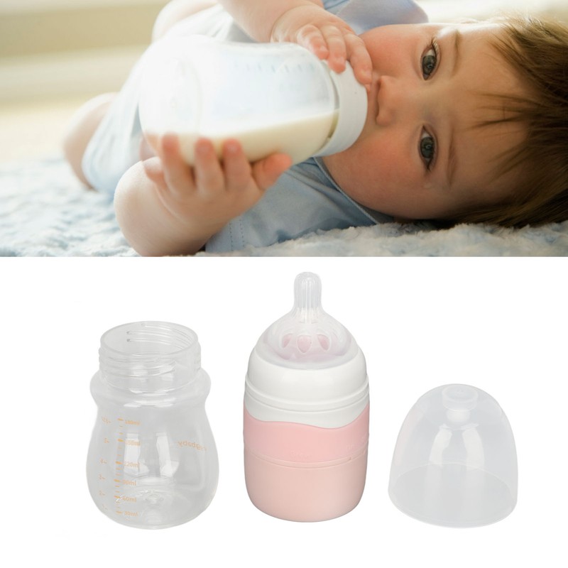 Quick Flush Baby Bottle Detachable Portable Press Rotate Quick Flush