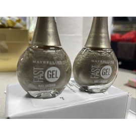 Maybelline New York (2) NEW Maybelline Fast Gel Nail Lacquer-  Gray Envy,  Fast Drying