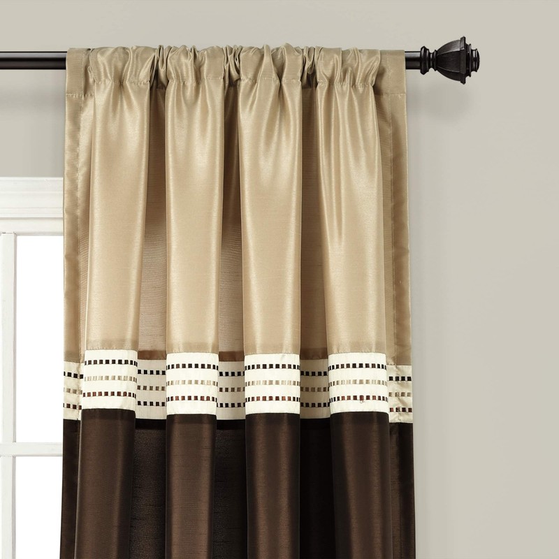 Lush Decor Terra Room Darkening Window Curtain Panels Pair 54"