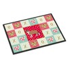 Caroline's Treasures CK5713JMAT Snowshoe Cat Love Doormat 24x36, Red Front