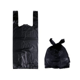 Adult Incontinence Nappy Bags - 100 Pack - Black
