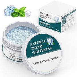 Teeth Whitening Powder: 10 Month Supply | Natural Tooth Powder | Remineralizing Teeth Whitening Powder | Toothpaste Power | Enamel-Safe & Sensitivity-Free | Cool Mint Flavour | Removes Years of Stains