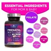 Vitaminas Prenatales Con Ácido Fólico Y Dha Con 120 Softgels