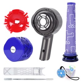 Motor Rear Cover+ HEPA Post & Pre Filter+ Exhaust Cover Replacement Compatible with Dyson V6 DC58 DC59 DC62 DC72 DC74 SV03 SV04 SV05 SV06 SV07 SV09 Vacuum Cleaner Filter Replacement