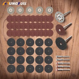 액세서리 커팅 디스크 원형 드릴 미니 블레이드 도구 세트 조각 그라인딩 [21A] Accessory Cutting Disc Circular Drill Mini Blade Tool Set Carving Grinding [21A]