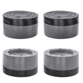 Bestgle 4pcs Washing Machine Feet Pads, Anti Vibration Mat, Rubber Feet Pad, Anti-slip Pad, Shock Absorber, Non-slip Fixed Anti-deviation for Dryer, Washing Machine, Dishwasher