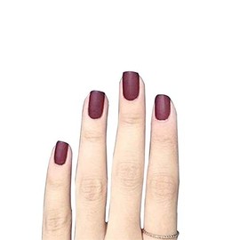 24pcs Press On Nails Matte Fake Nails for Women Girls Acrylic False Nails with Medium Length Design Artificial Nail Tips with Glue Sticker On Nails for Women