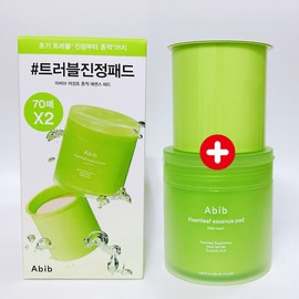 Aviv Houttuynia cordata trace essence pad Clear Touch 70 sheets + 70 sheets refill plan / 아비브 어성초 흔적 에센스 패드 클리어터치 70매+70매 리필 기획