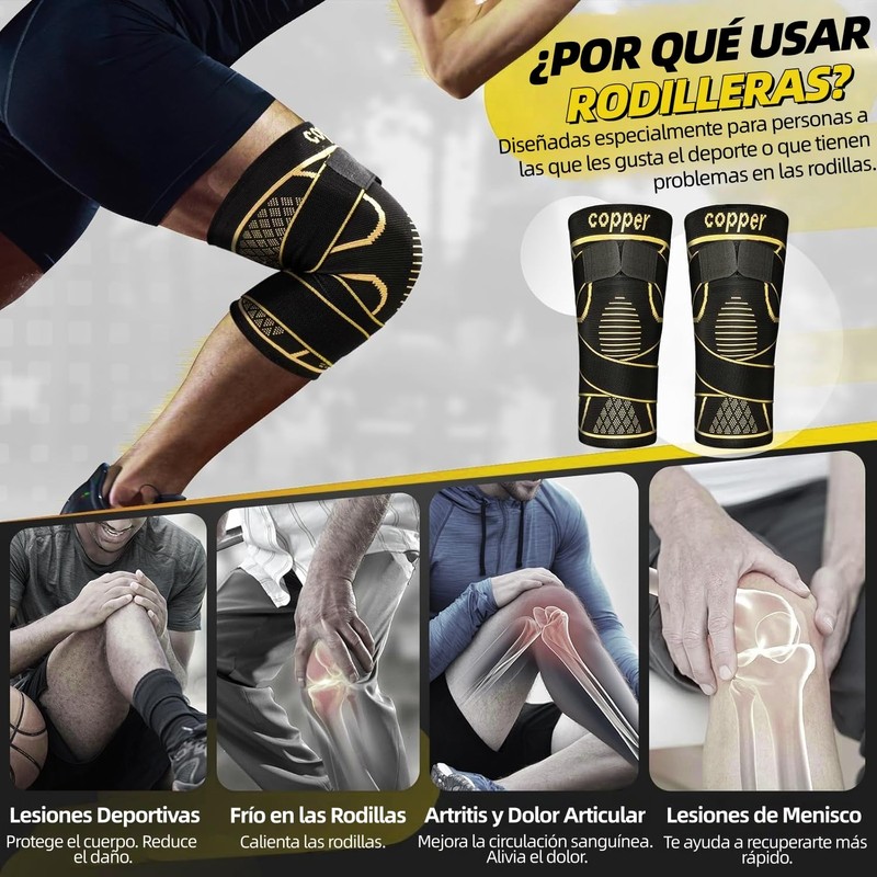 Mowe 2 Piezas Rodilleras Ortopedica : Rodillera Compresion