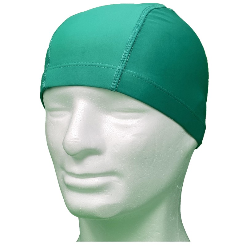 AQASKIN Swimming Headphones in Hypoallergenic Lycra, Latex-Free - Unisex Green