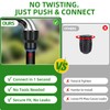 2 Pack Faucet Adapter 3/4" to 3/8" Quick Connect Drip