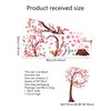 3D Flower Tree Wall Decals Peel and Stick Large Cherry