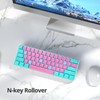 60 Percent Gaming Keyboard 61 Keys Wired Mechanical Keyboard Ultra