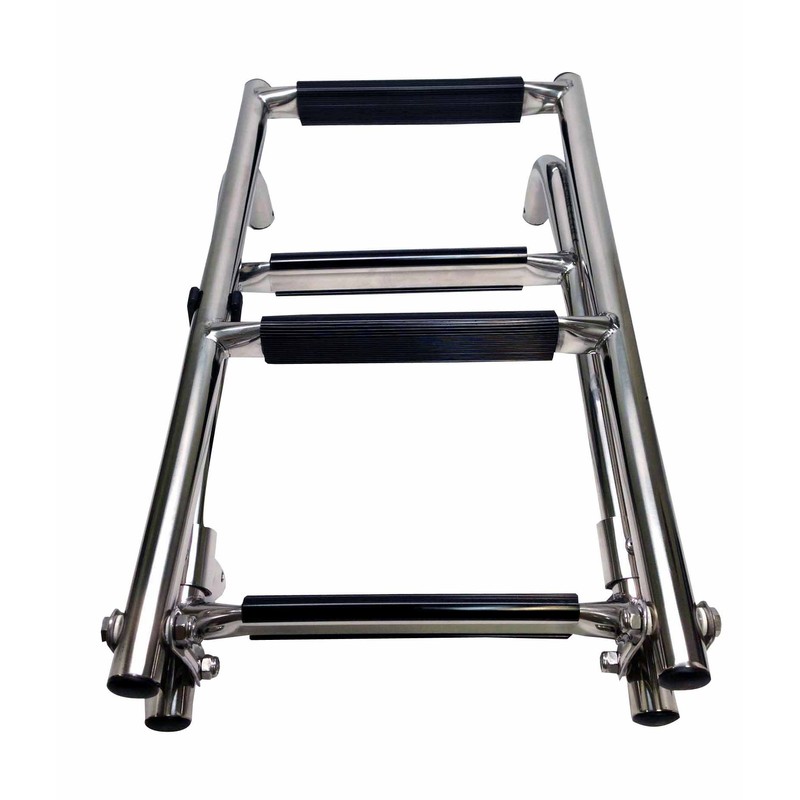 Marine Boat Foldable Stainless Steel 4 Steps LADDERS Stern Mount