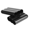 Gorgeri Carbon Fibre Cigar Case Humidors 3 Tubes Cigar Holder