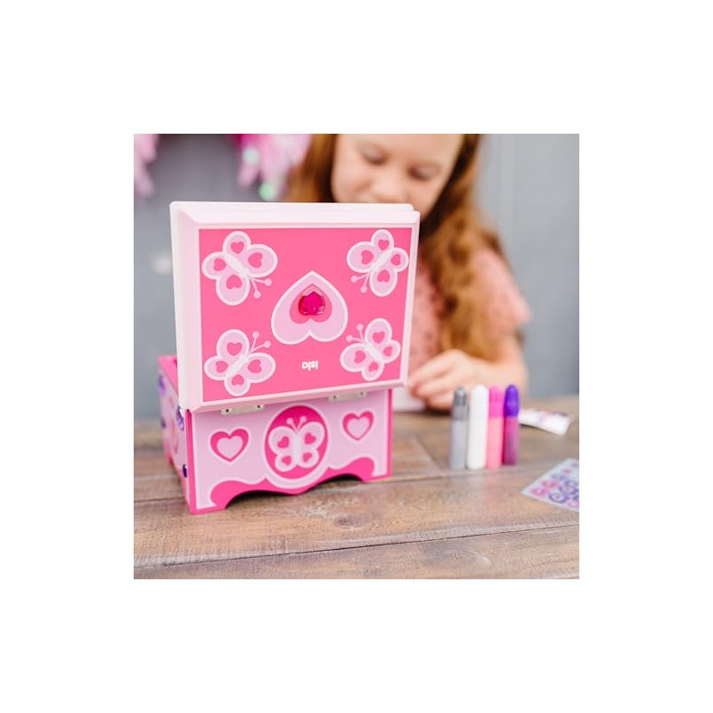Melissa & Doug ¡Creado Por Mi! Joyero de Madera Kit