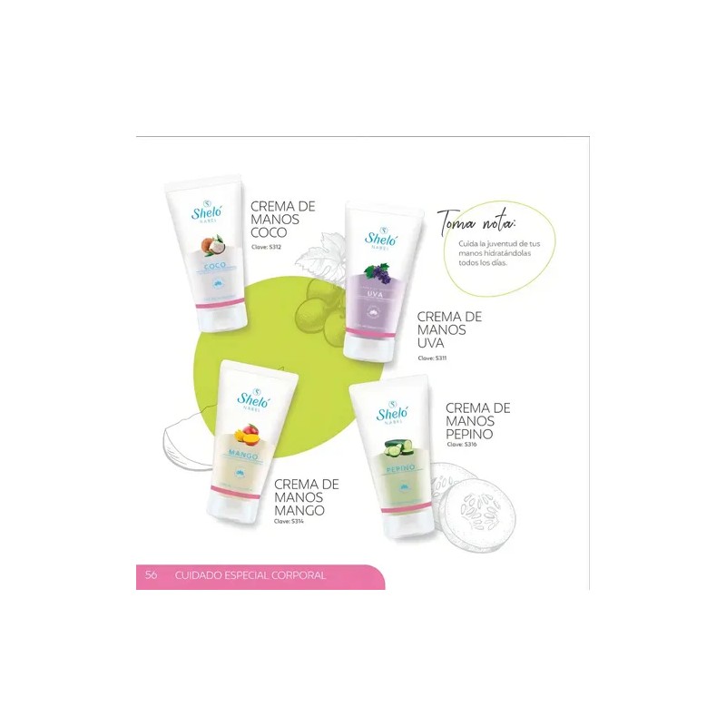 Crema De Manos Uva Shelo Nabel® 60ml