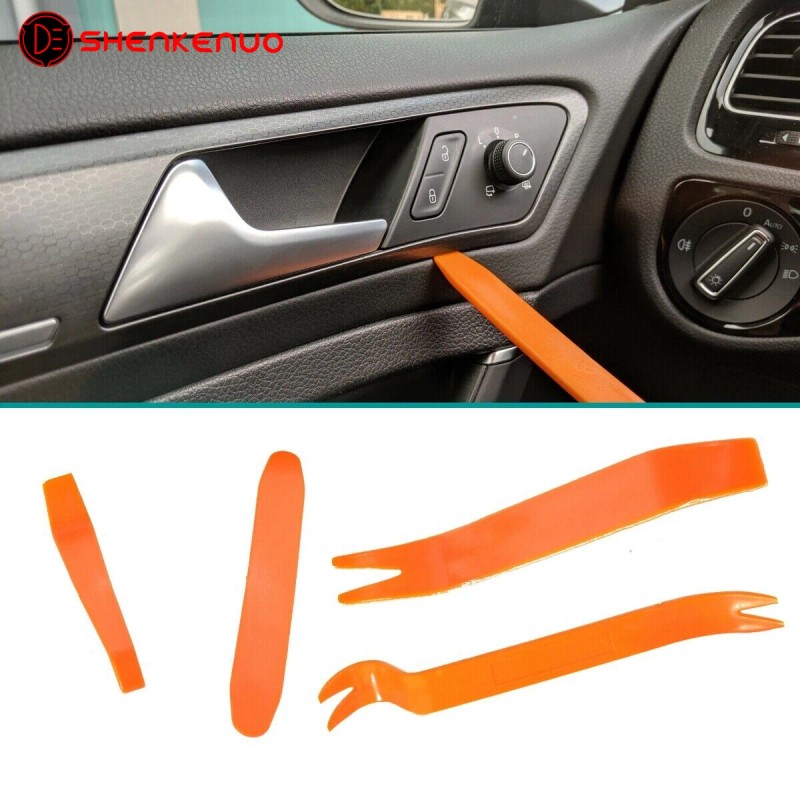 SHENKENUO 4 Pcs Car Trim Removal Tool Kit Panel Door