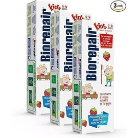 BIOREPAIR Oral Care Kids 0-6 (50ml) Wild Strawberry (3 Pack) Packaging May Vary