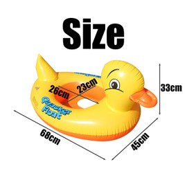 OAOSDH 1 Piece Yellow Duck Swim Ring, Creative Swim Ring, Cute Swim Ring, Baby Swim Ring, Baby Water Toy