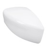 Side Mirror Cover Exterior Rearview Mirror Cover Cap Unpainted White