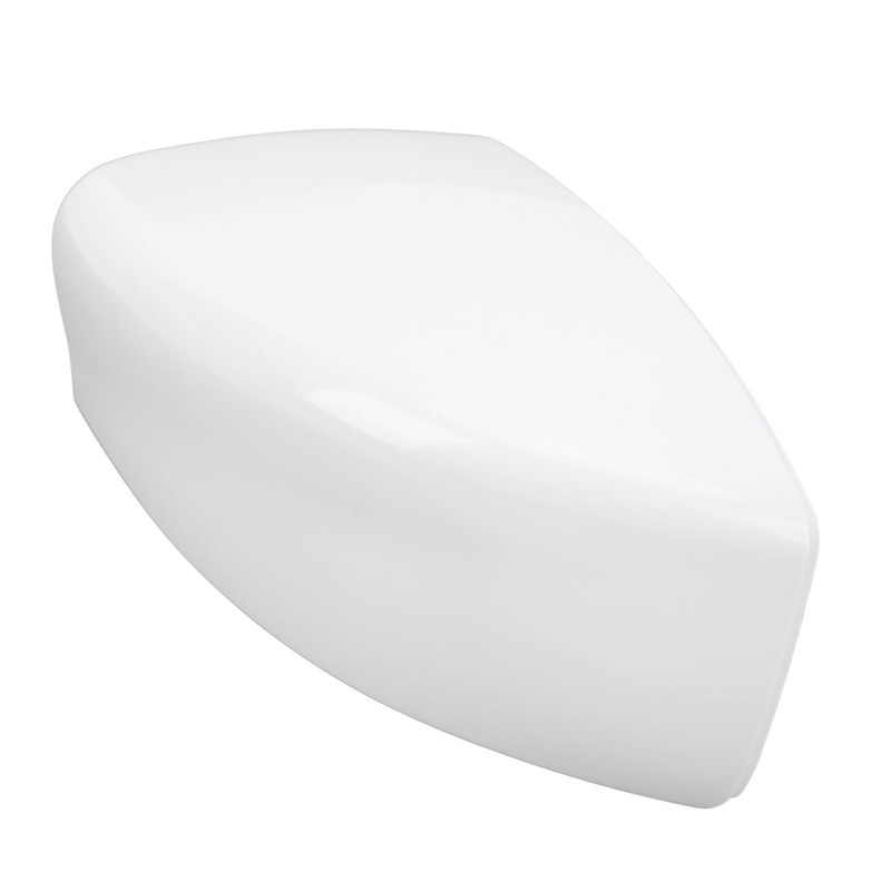 Side Mirror Cover Exterior Rearview Mirror Cover Cap Unpainted White
