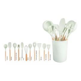 Lion Tools Juego De Utensilios Para Cocina Color Verde