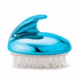 Silikon Kopfhautmassagebürste – Effektives Peeling & Entspannung für jeden Haartyp – Schuppen reduzierend, Haarwachstum anregend – Von HSYTEK (Blau)