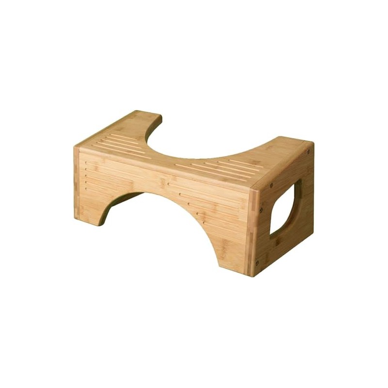 Squatty Potty Bamboo Flip Bathroom Toilet Stool - 7 and