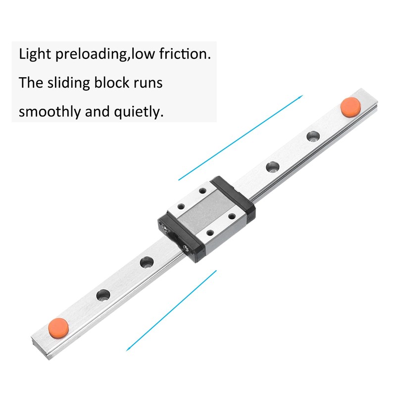 KGTCN MGN9C Linear Guide 100 mm Length Miniature Bearing Steel