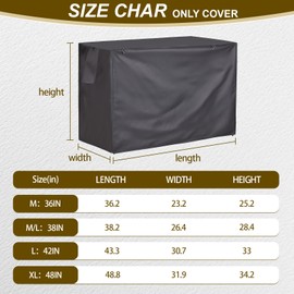 ZAOBAS Dog Crate Cover 48 Inch Heavy Duty Durable 600D Polyester Insulated Dog Kennel Cover for Dog Cage, Dog Cage Cover Fit for Most Wire Pet Crates (ONLY Cover)