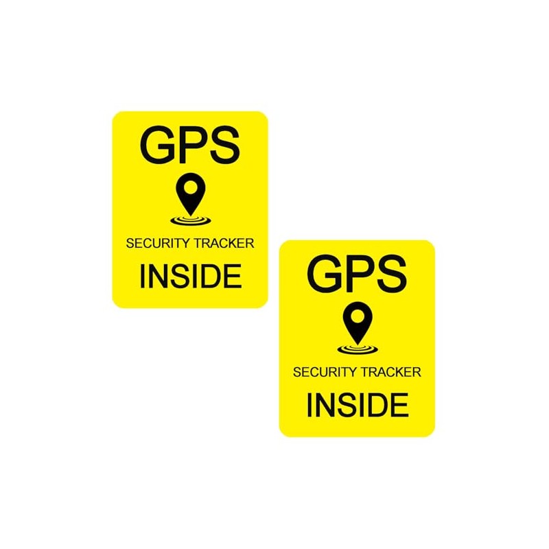8 Pcs GPS Security Tracker Inside Stickers GPS Tracking Sticker