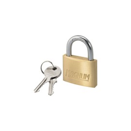 Master Lock Magnum Padlock 30mm Solid Brass with Keys