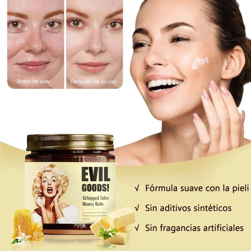 Crema De Sebo De Res Con Balsamode Miel Bálsamo De