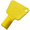 Gas Meter Box Key Yellow [2 Keys] Triangular Electric Utility Box Key Plastic Black Gas Meter Key for Reading